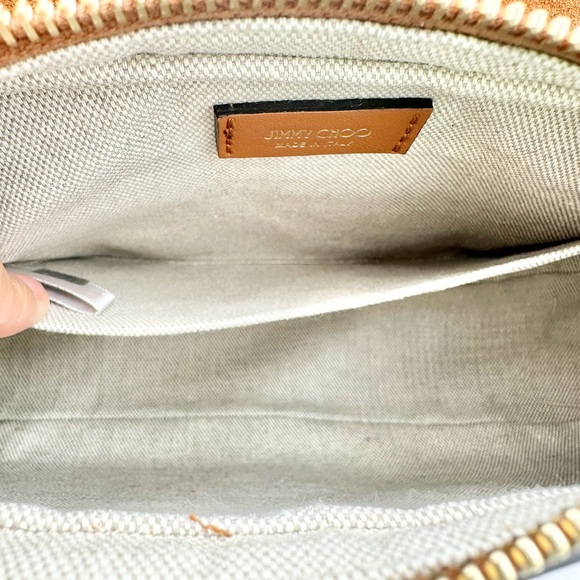 Jimmy Choo Suede Shoulder Bag - Picture 7 of 8